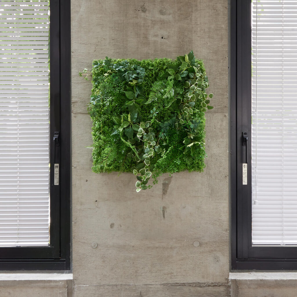 壁面緑化におすすめのフェイクのおしゃれなグリーンマット